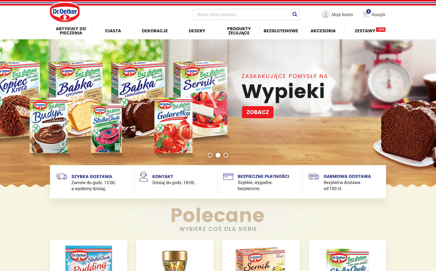 Dr.Oetker - Sklep internetowy PrestaShop 1.7